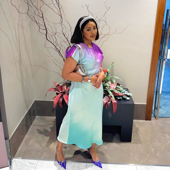 COPY - Zara Dresses Long Tie Die - Picture 4 of 5